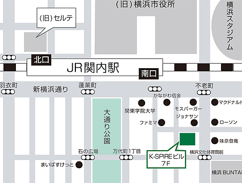 関内店 案内マップ